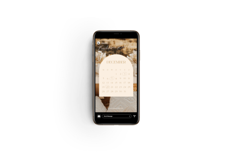 Boho Instagram story templates voor fotografen