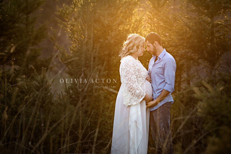 Outdoor maternity session located in Janesville, WI