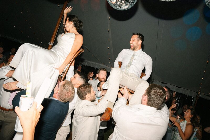 Maine Couple Dancing at their Wedding Reception