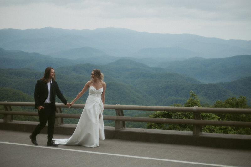 Great smoky mountain elopement photo