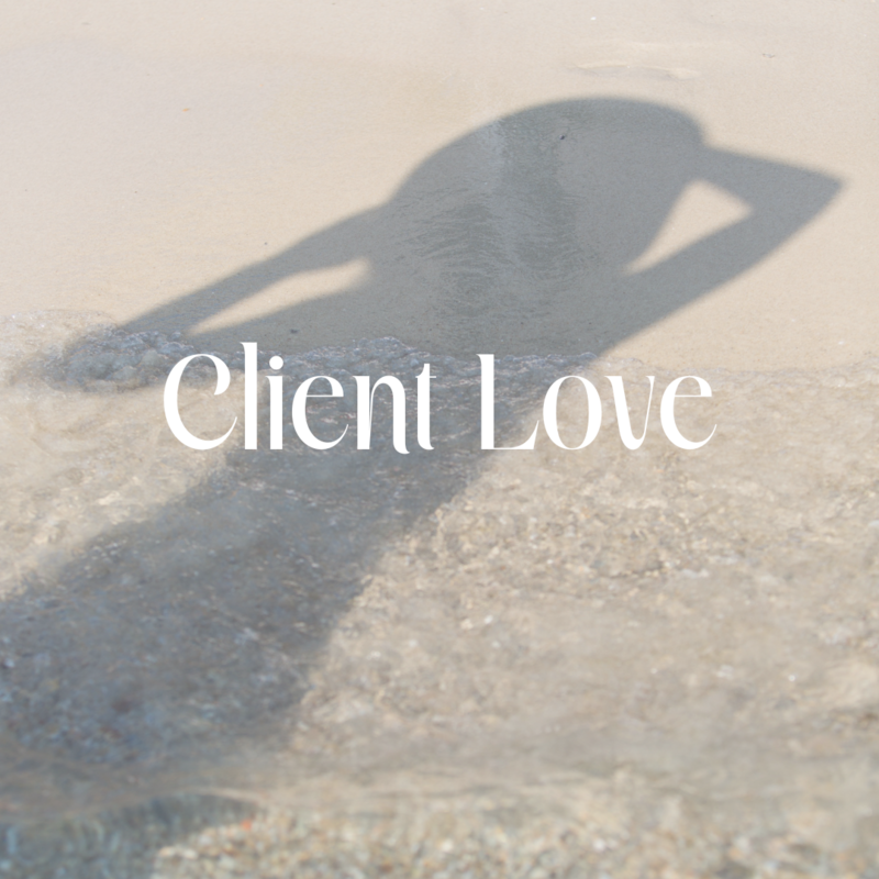 sand and client love
