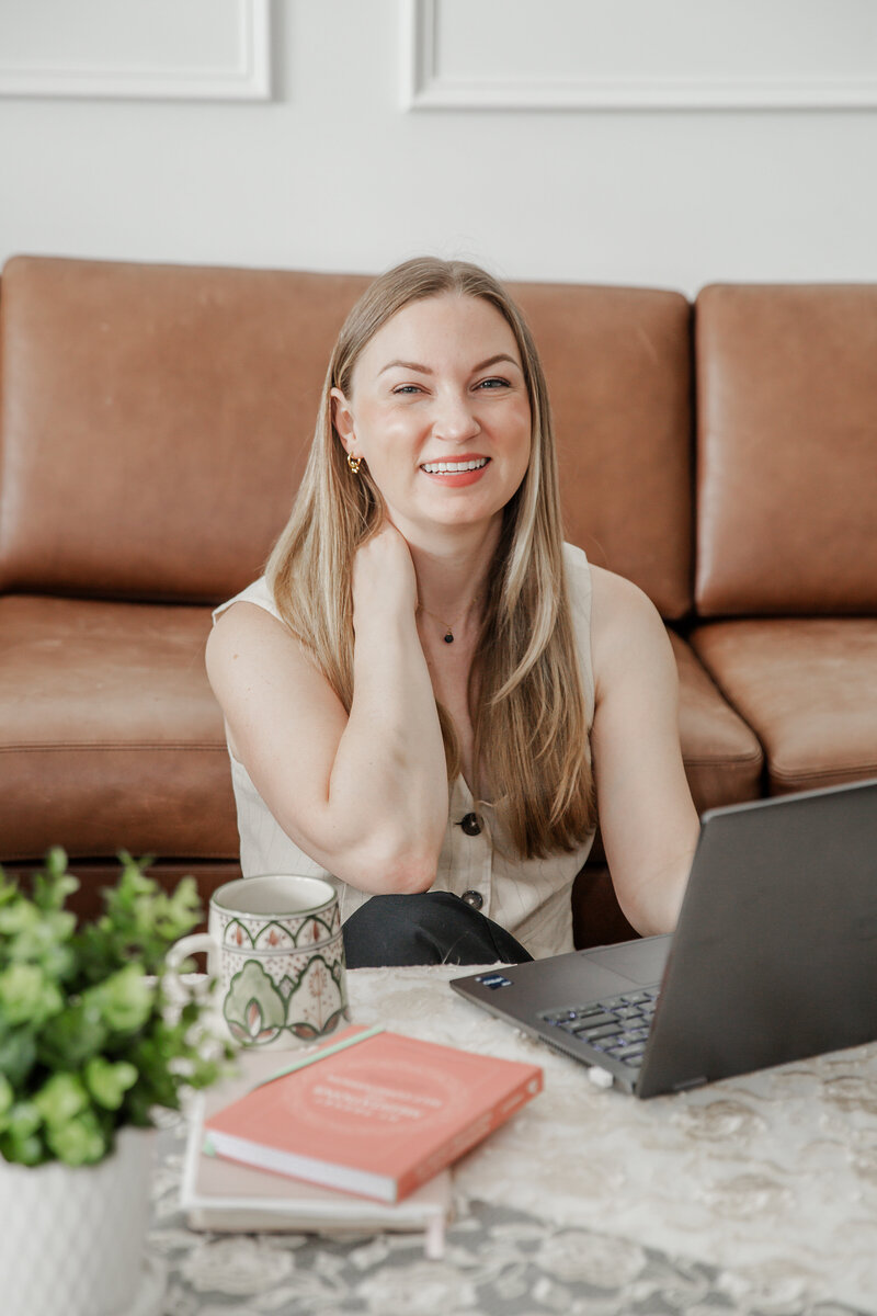 Professional photo woman smiling