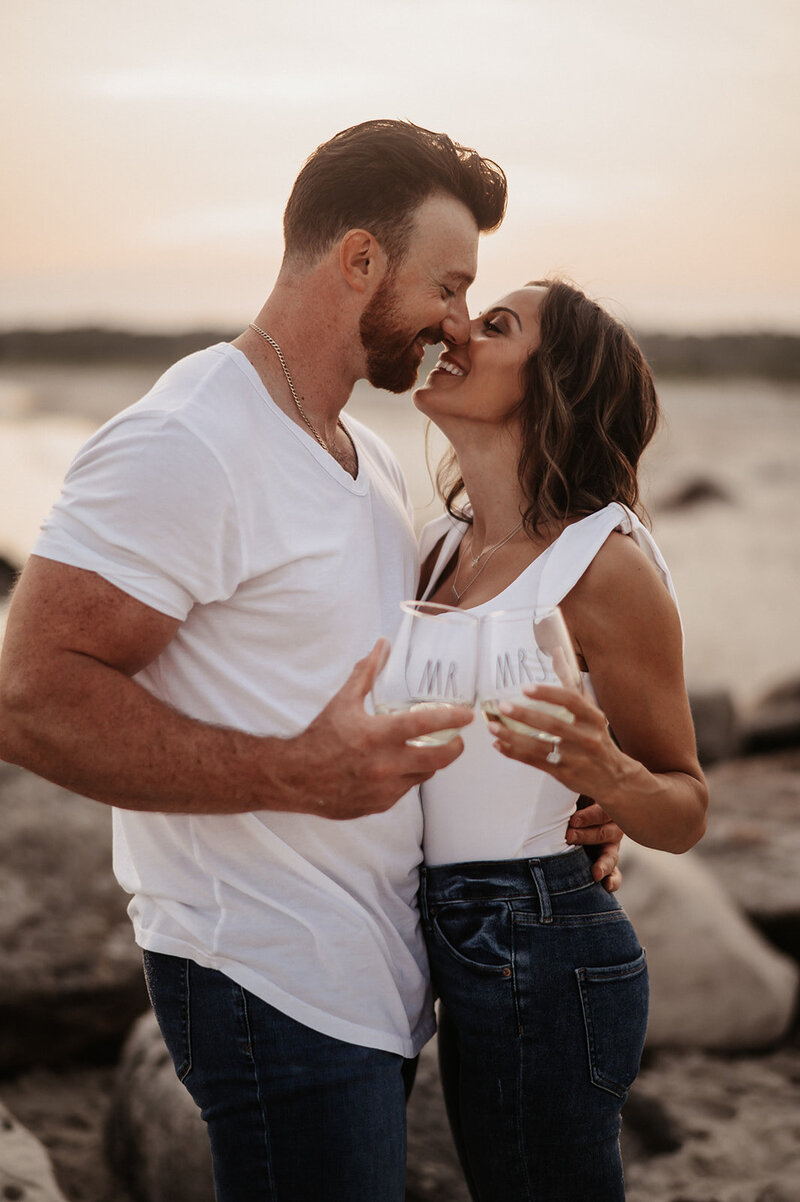 Harkness Memorial State Park CT Engagement Cait Fletcher Photography