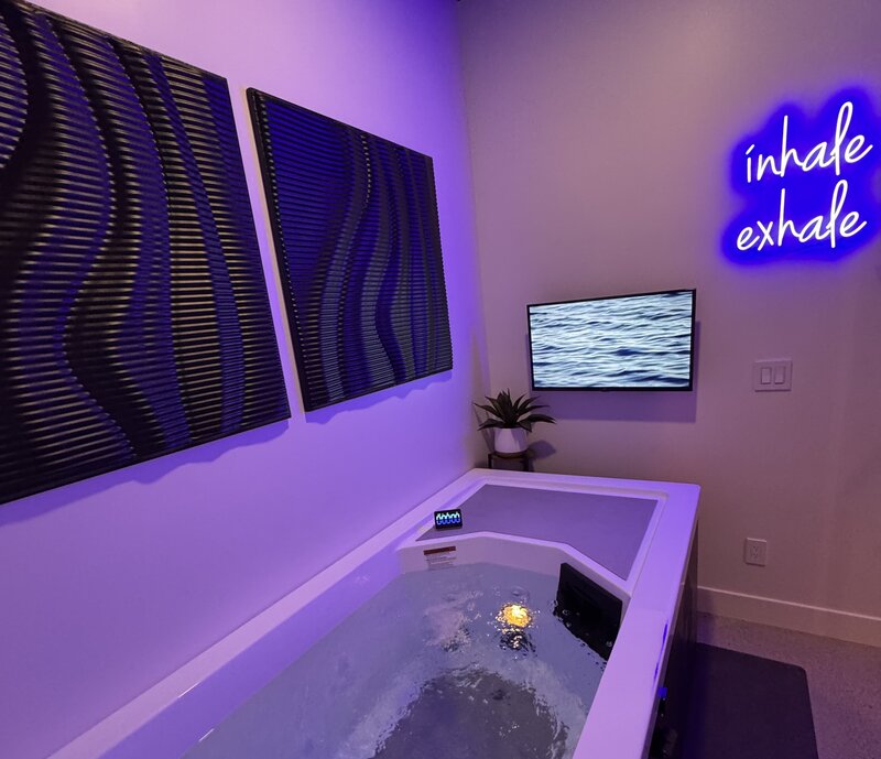 cold plunge room at salix