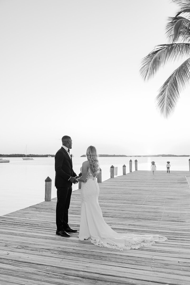 Beachfront Wedding Venue at Islamorada Florida by Light and Airy Wedding Photographer