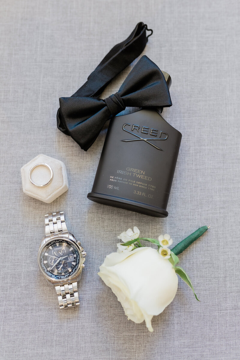 Groom details at a wedding at the four seasons Orlando by Florida wedding photographer.