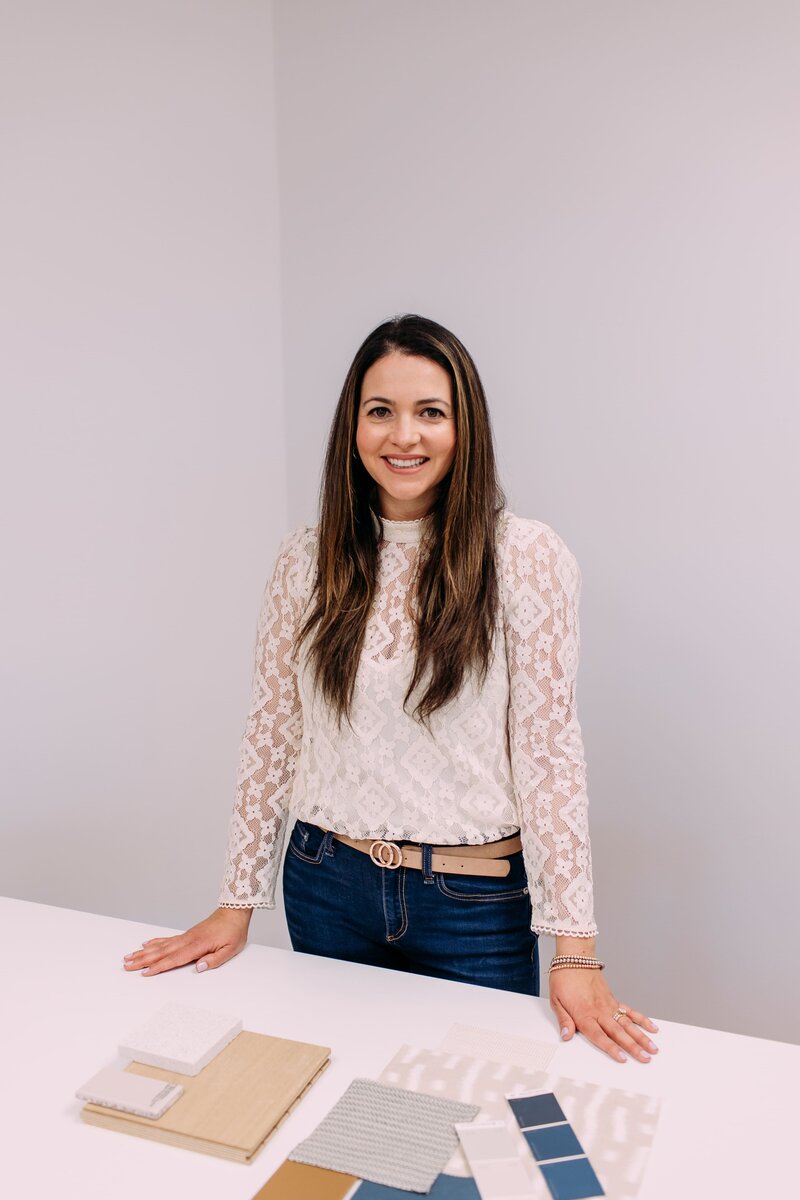 Danielle from House of Wabi, helping clients create the perfect calming space in their homes