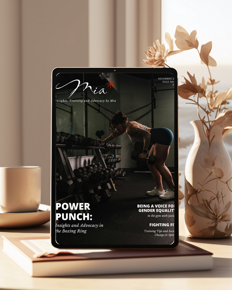 Magazine with a modern design floating gently on calm water, symbolizing creativity and serenity.