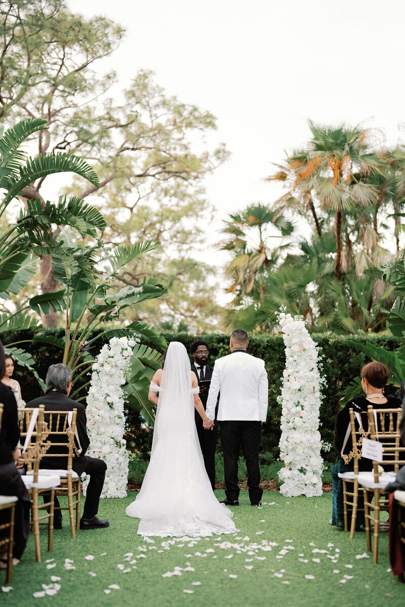 Cultural wedding celebration with traditional Vietnamese attire and personal design