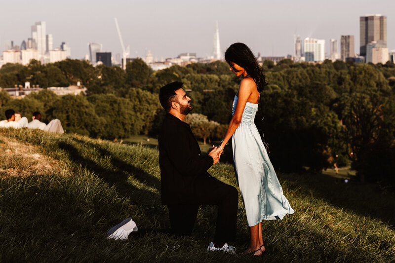 Saksham & Nidhi's Proposal at Primrose Hill-2