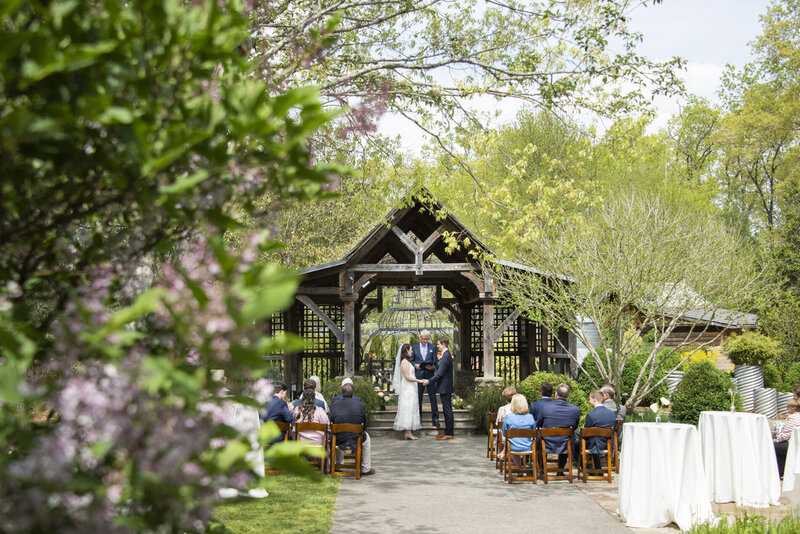 nc arboretum wedding ceremony