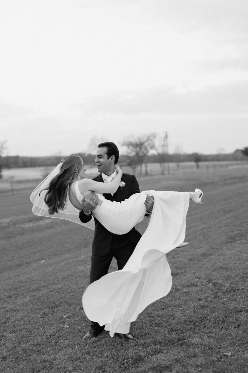 Kaylee and David's romantic winter wedding at Arrowhead Hill