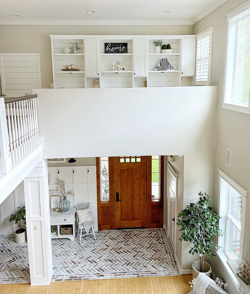 entryway from above
