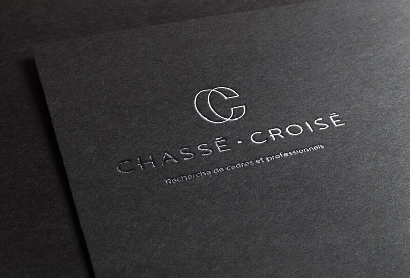 logo et identité visuelle de l'entreprise Chassé-Croisé