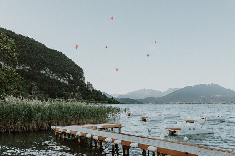 montgolfiere lac annecy