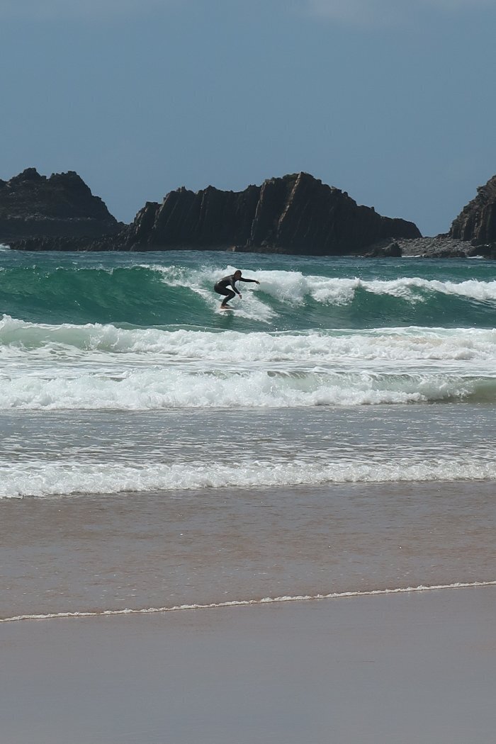 Praia da arrifana west coast