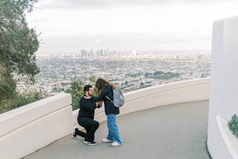 Griffith Observatory Engagement and Proposal Photographer