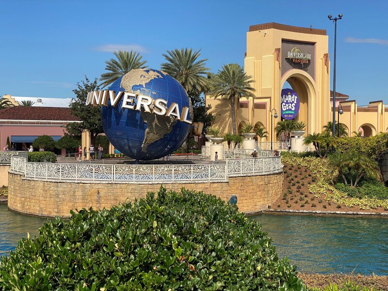 Universal Globe and Sign