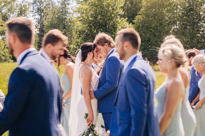 photography of bridesmaids at Michigan wedding