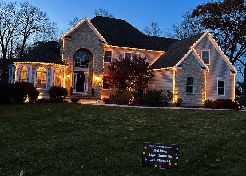 Christmas Lights All In One Power Washing Connecticut