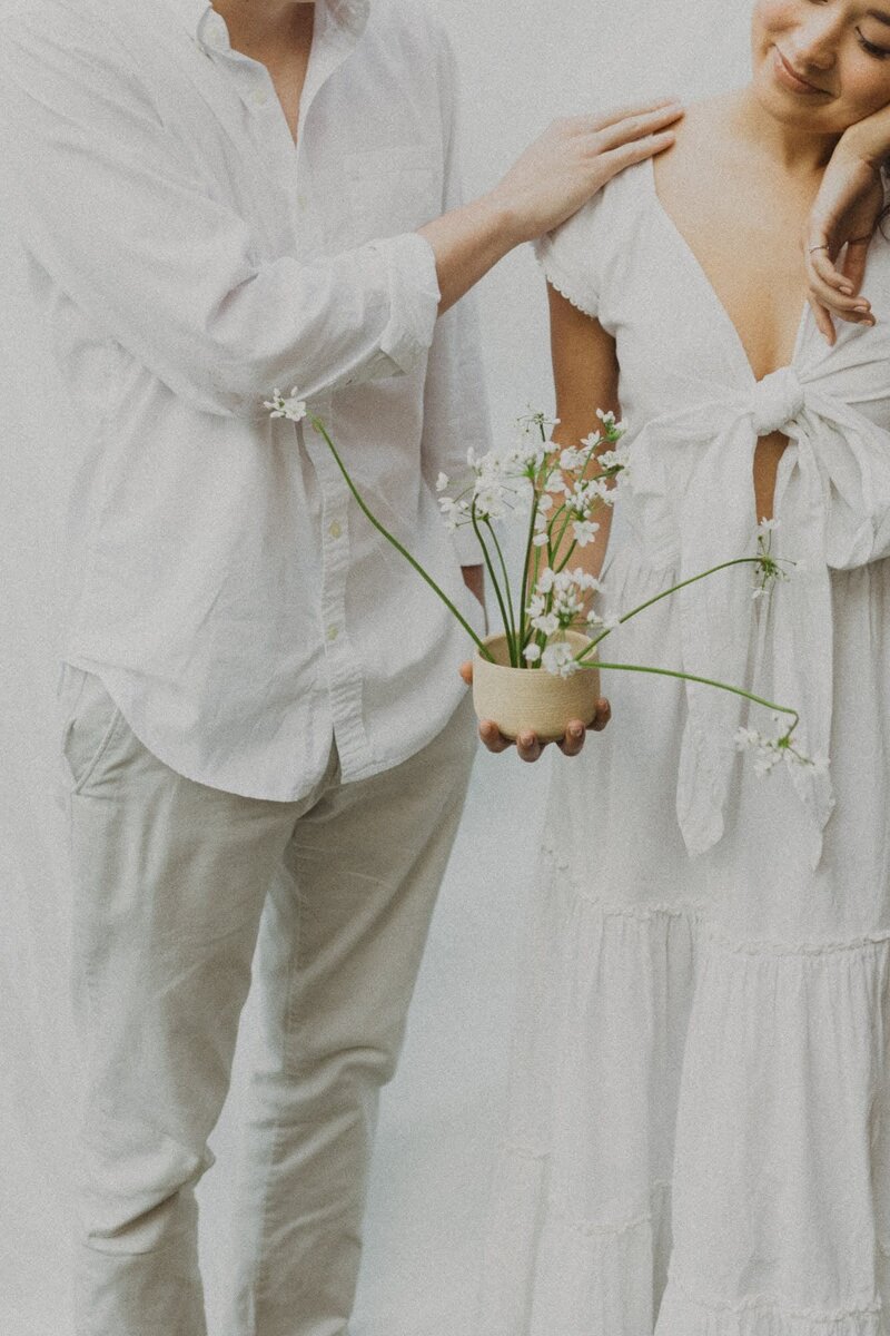 Taylor Jean Photographs White Day Dream Couples Session in Dallas, Texas.
