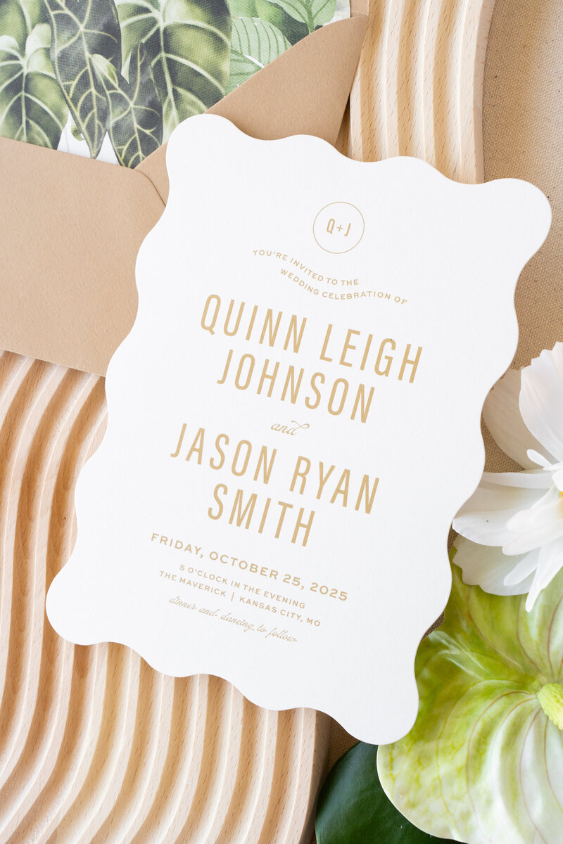 Bride and groom holding vow books