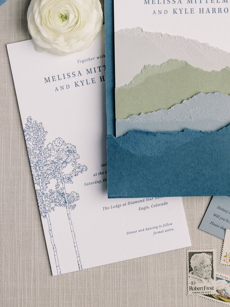 Aspen Tree Wedding Invitation