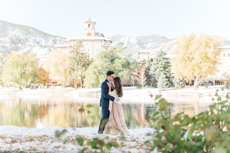 The Broadmoor Hotel Winter Wedding Colorado Springs Romantic Engagement Elena Spraguer Photography 0019