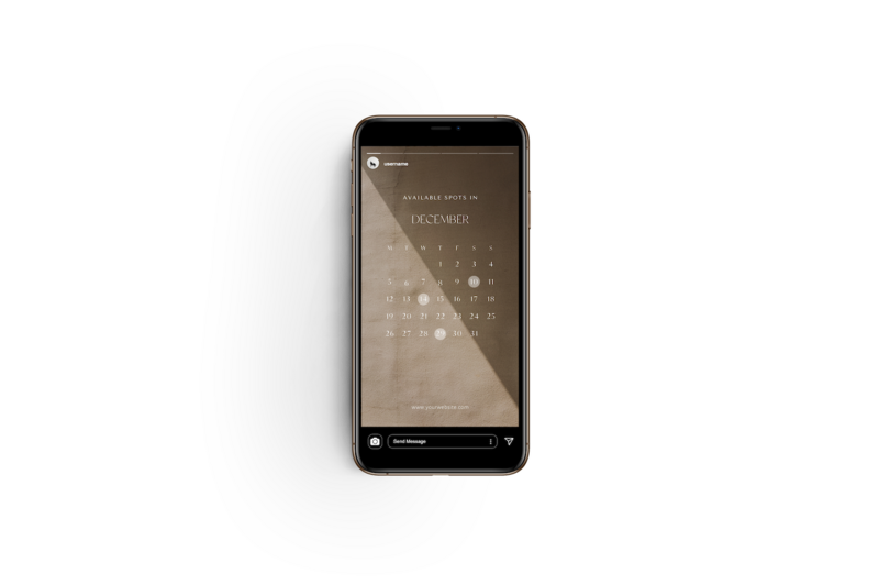 Minimal Instagram story template Wabi Sabi 1