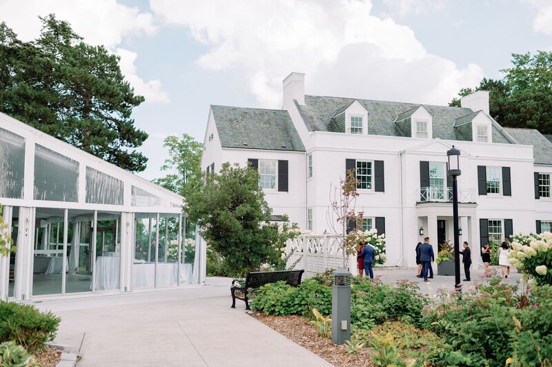 Bride and Groom Editorial Portraits Graydon Hall Manor Toronto Jacqueline James Photography