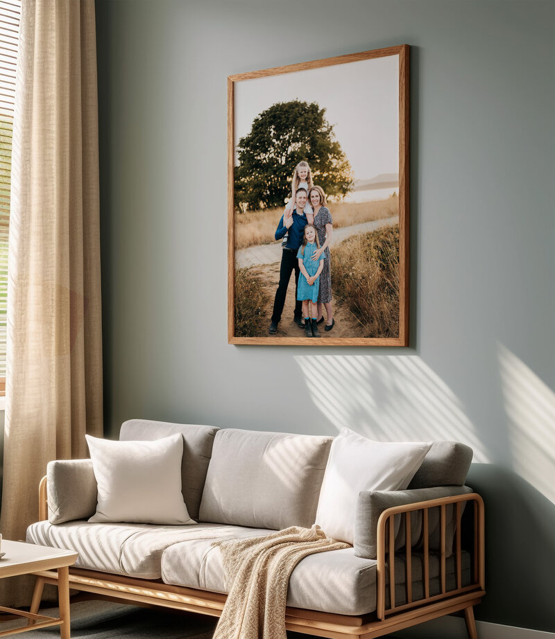 seattle-family-photo-display-at-home