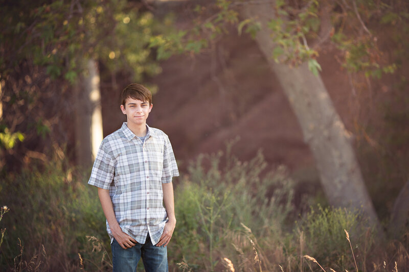 round valley photoshoot senior boy portraits