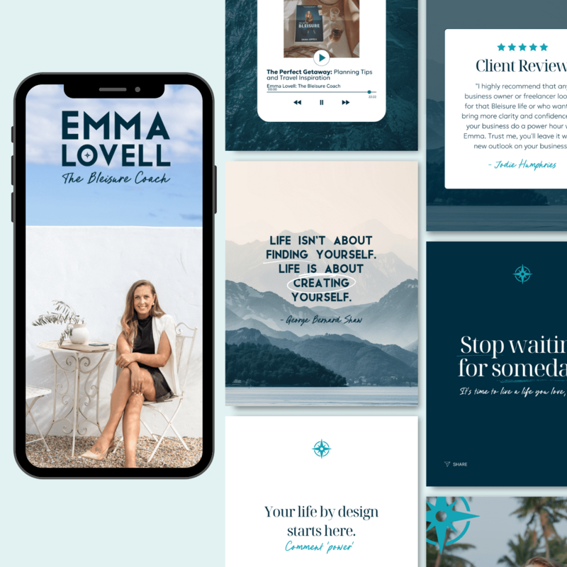 Emma Lovell - Social Media Mockup