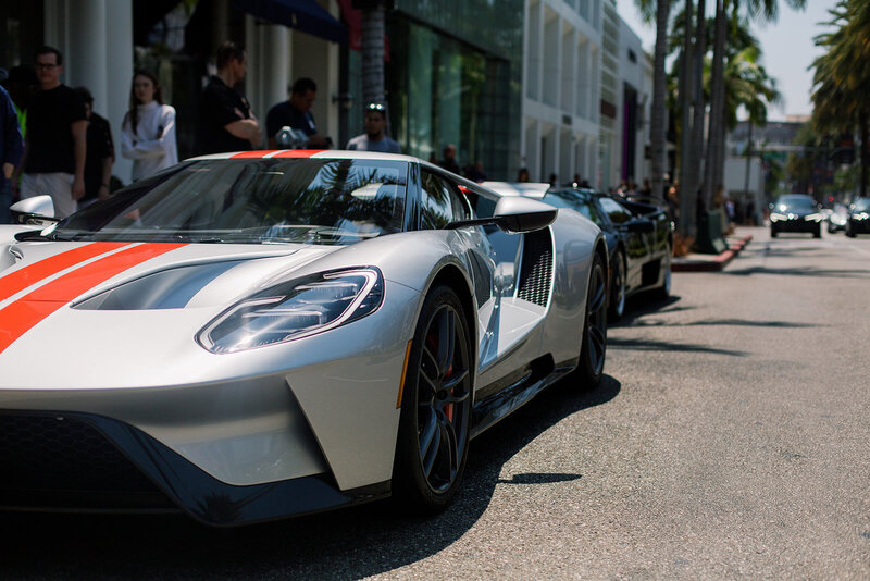 Rodeo Drive Concours d'Elegance Installation - Red Carpet Systems