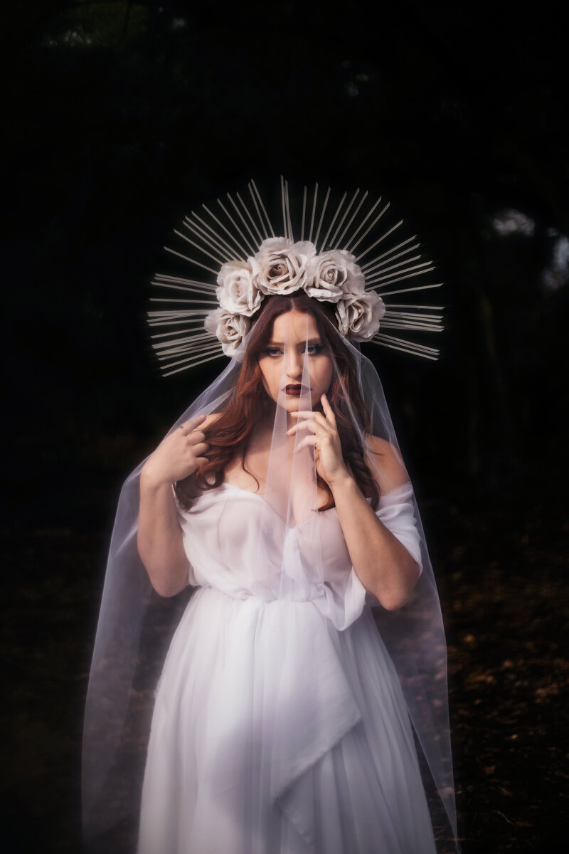 woman halloween photo