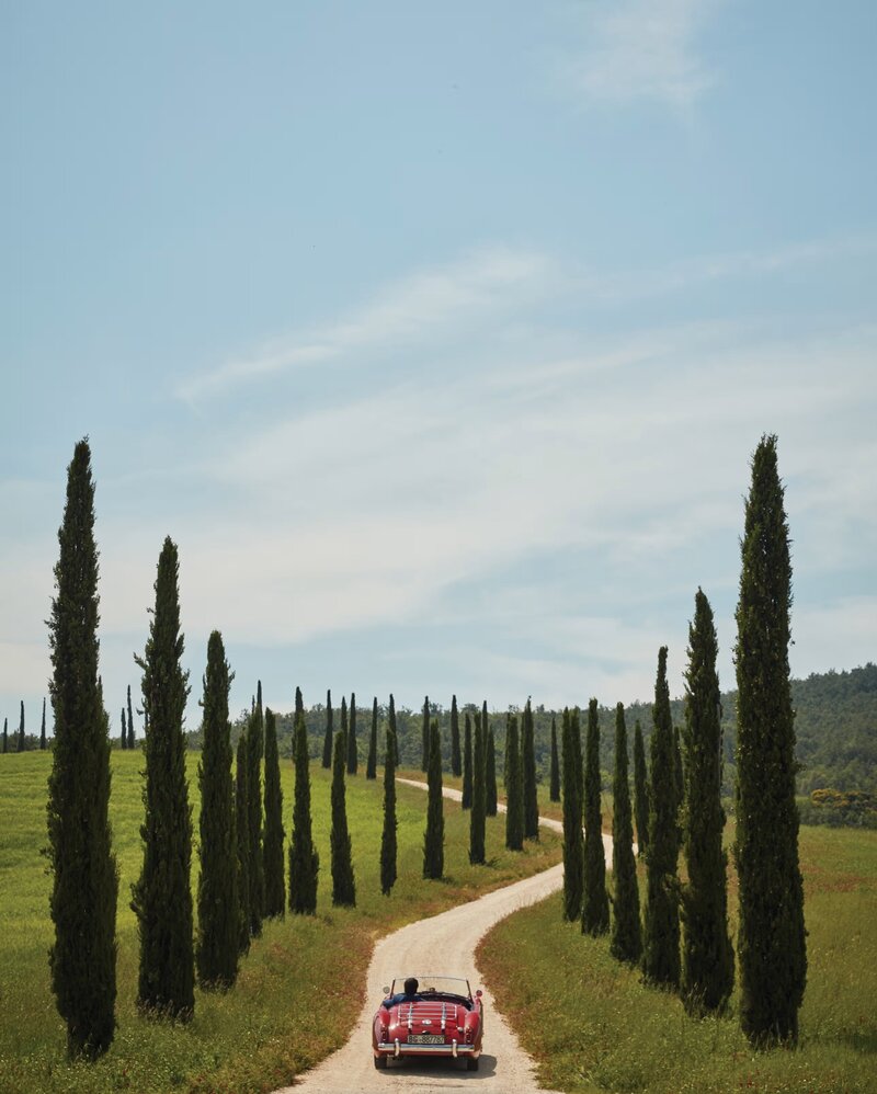 Castello di Casole Tuscany - Vintage Car