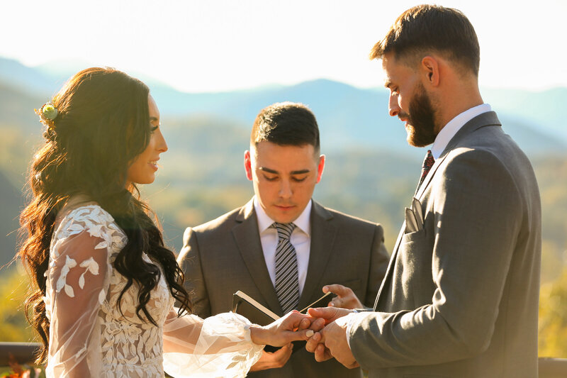Asheville Wedding Photographer Light Shifter Studios photographs a Wedding at the Crest Center