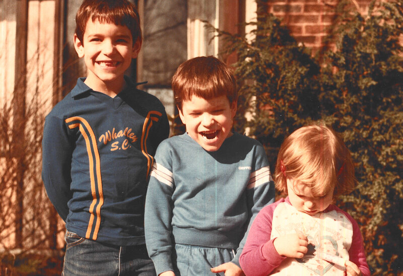 Brent Ray Fraser with Siblings (Age 5) 1984