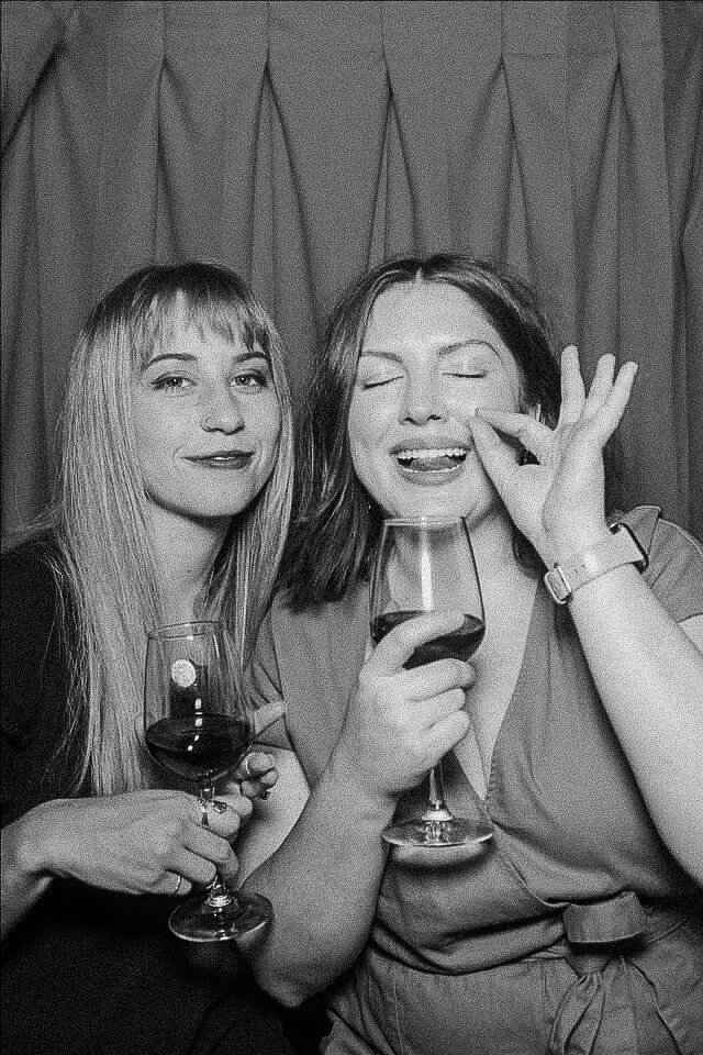 two young female photographers