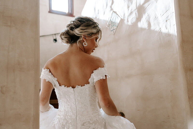 Bella Rae Gold Coast  Bridal  Model With a textured bun at Nutting Hill taken by  Untamed Creative