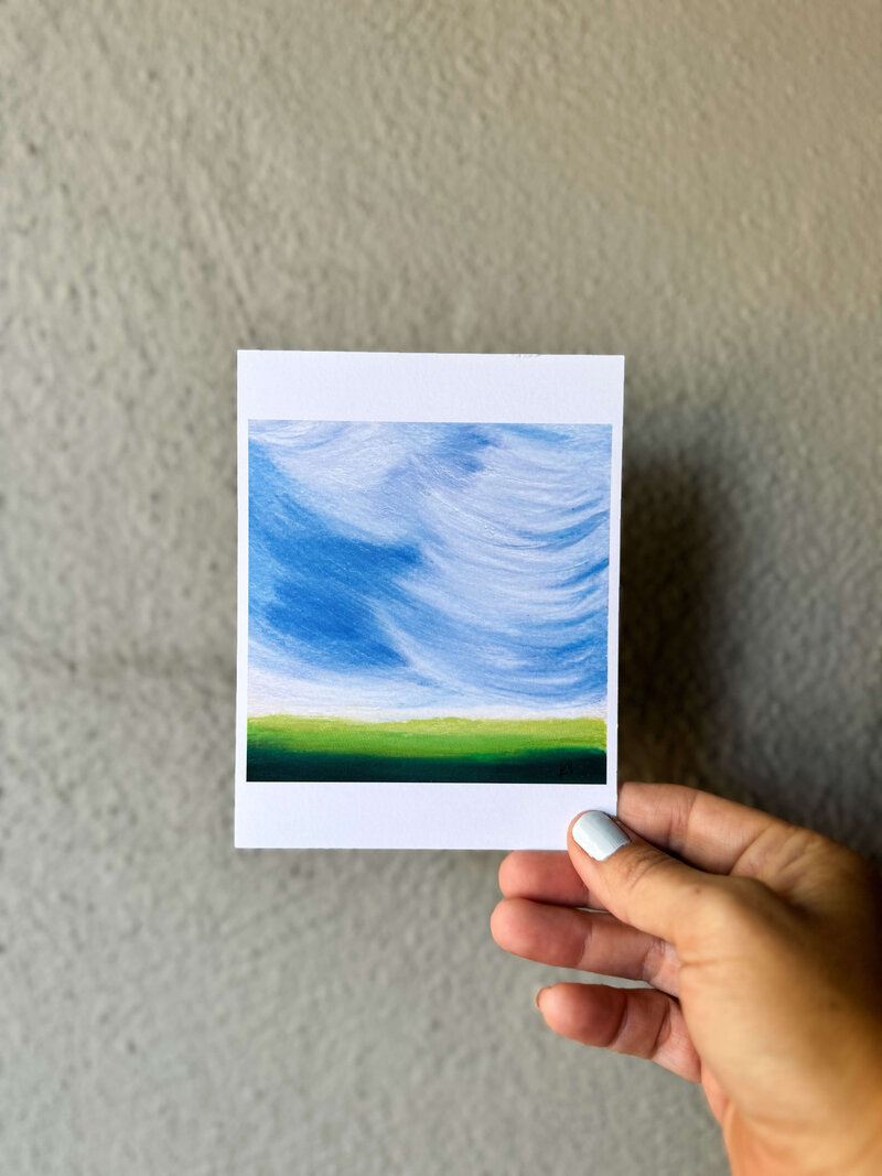 Postcard Blue Skies No. 2 front