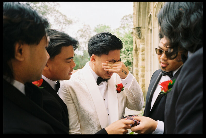 Montsalvat The George Ballroom Melbourne Ethnic wedding candid timeless wedding photography film photos aesthetic The Couples Photographer-62