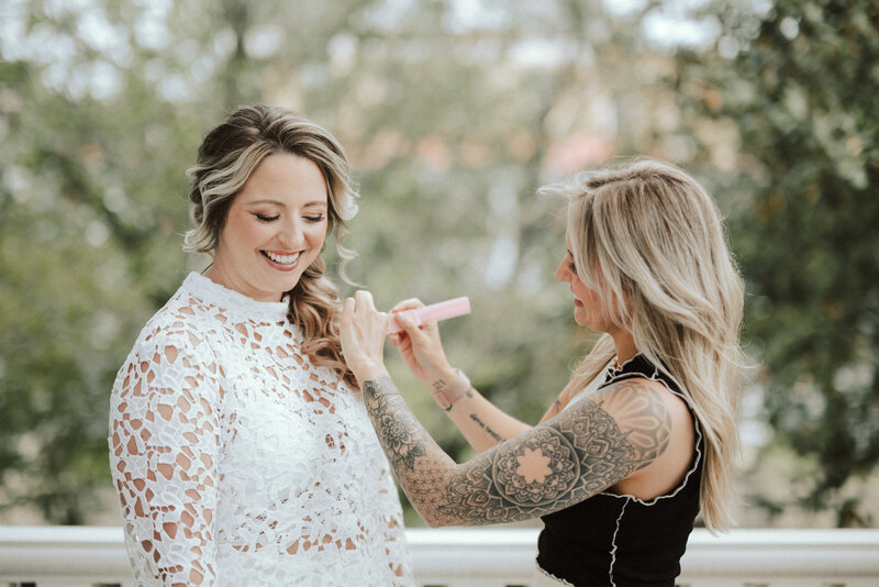 bridal hair in charleston