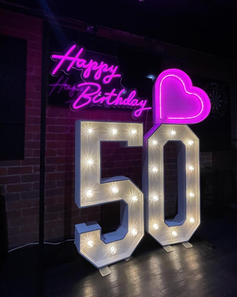 North West England's largest supplier of light up letters, backdrops, sequin walls, wedding neons and more!