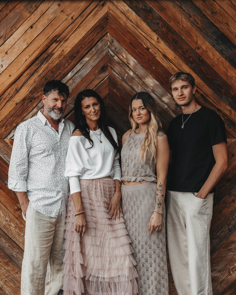 Familie Rohrmoser - Stefanie, Bernhard, Benjamin, Kimberly
