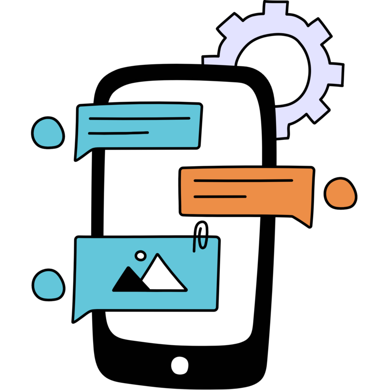 Graphic of collaboration