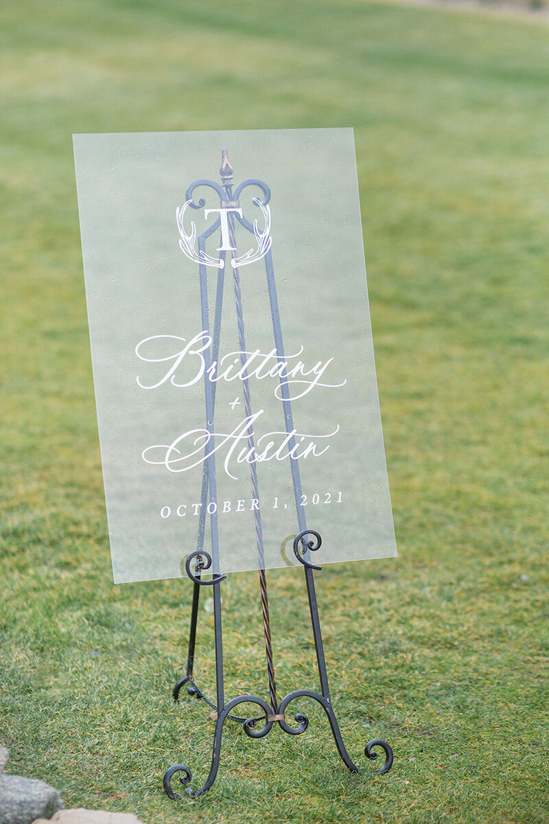 Custom Acrylic Welcome Sign