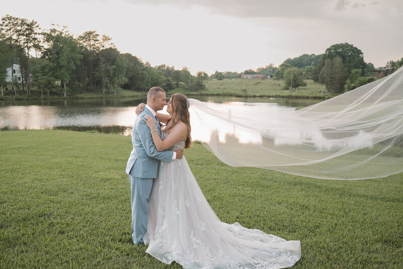 Bride and groom photoshoot