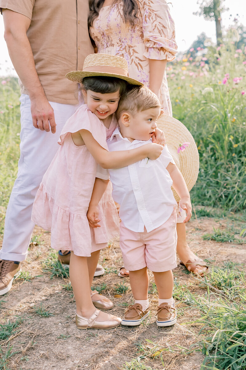 wildflower field family session-23