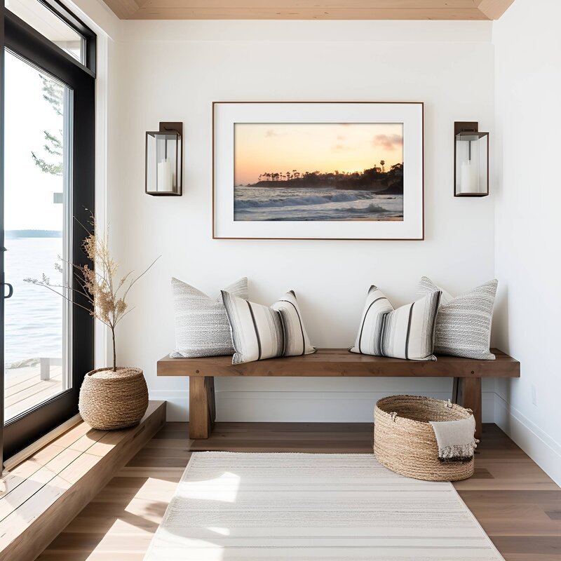 Sunset Beach Photo print mockup2